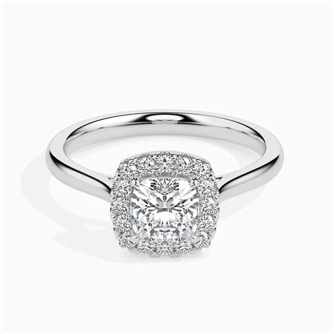 Jewelove™ Rings Women's Band only / VVS G 50-Pointer Cushion Cut ...