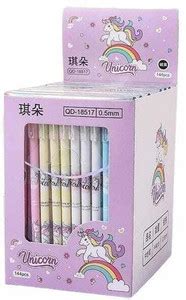 AAHANSHOPPE UNICORN SUPER CUTE ADOREABLE ERASEABLE PENS BLUE COLOUR INK ...