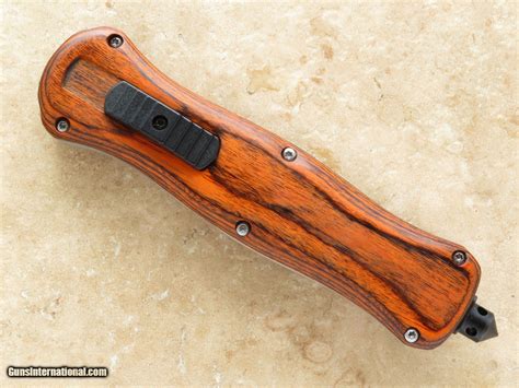 Benchmade Infidel Wood Handle Automatic Tactical OTF Knife