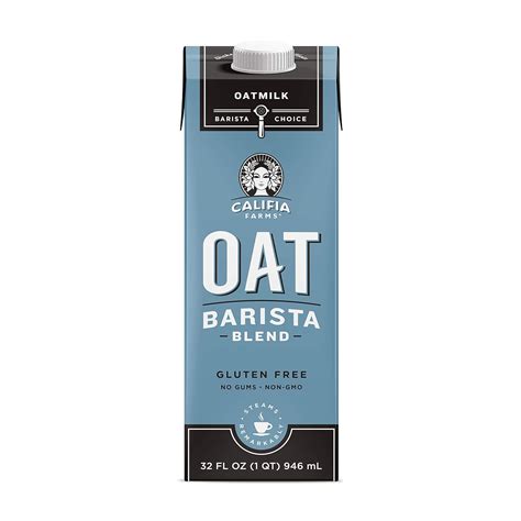 Amazon.com: Califia Farms Oat Milk, Original Barista Blend, Shelf ...