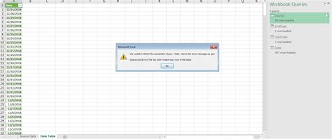 Image result for Power Query Date TypeError Loading