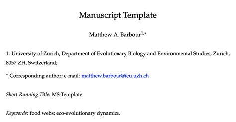 Image result for Lab Manuscript Example