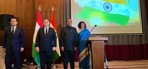 Ambassador Mr. Viraj Singh hosted reception on the occasion of the 74th ...