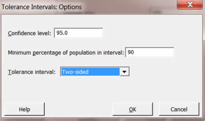 Image result for Tolerance Interval Definition