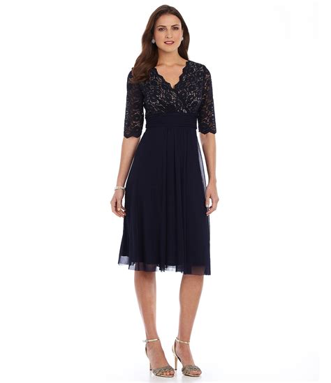 Jessica Howard Surplice Bodice Dress | Dillards