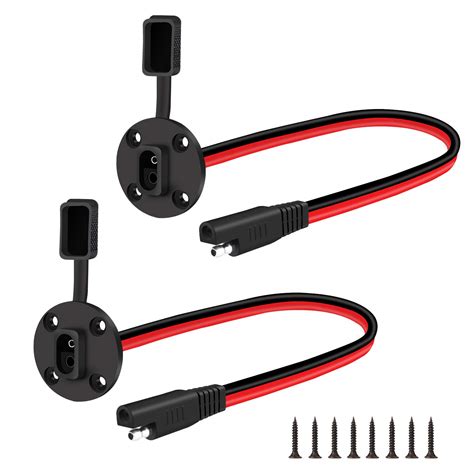 Buy yarachel SAE Cable Connector - SAE Power Socket Sidewall Port ...