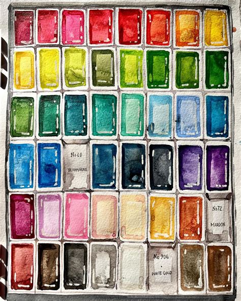 🎨Because I’m obsessed with painting palettes I’ve added the Timelapse process video of my paint ...