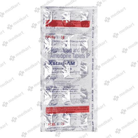 XSTAN AM TABLET 15'S - Uses, Price, Side Effects & Generic Substitutes ...