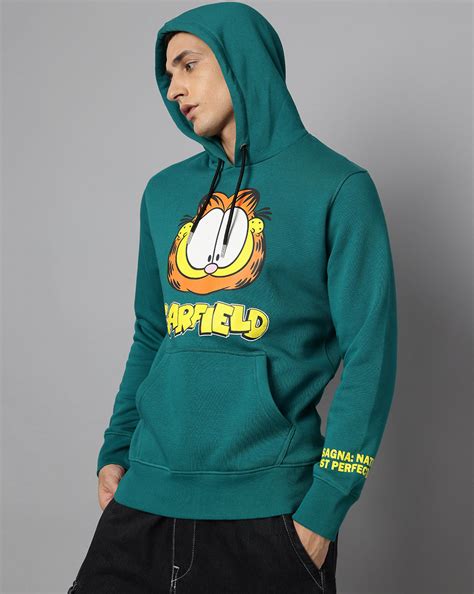 Garfield Printed Graphic Hoodie Men – Free Authority