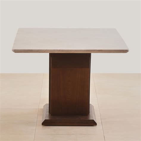 Buy Empire Rubber Wood 6-Seater Dining Table - Brown from Home Centre ...