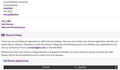 James Madison Acceptance Rate
