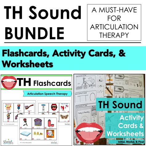 Free Th Sound Articulation Words Flashcards – Limmerkoll