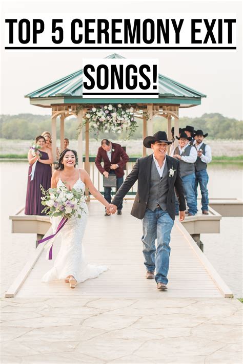 Top 5 Ceremony Exit Songs! | Wedding venue houston, Ceremony, Wedding exits