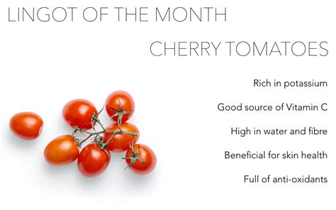 Benefits of Cherry Tomatoes: Rich in Potassium and Vitamin C