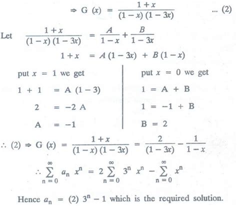 Generating Functions - Combinatorics - Discrete Mathematics