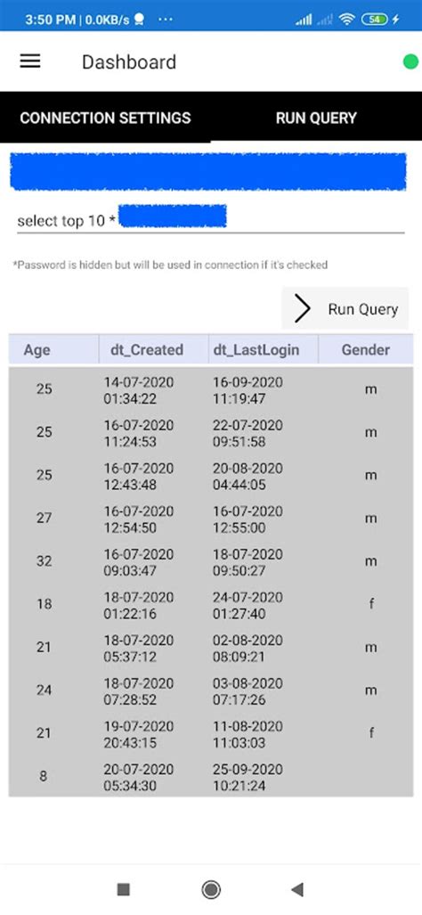 SQL Server Connect 的图像结果