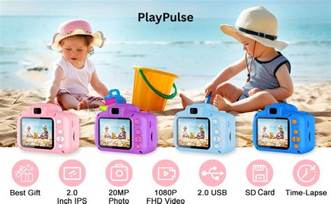 Playpulse 1 Year Warranty Kids Print for Girls & Boys – 13MP 1080P HD ...