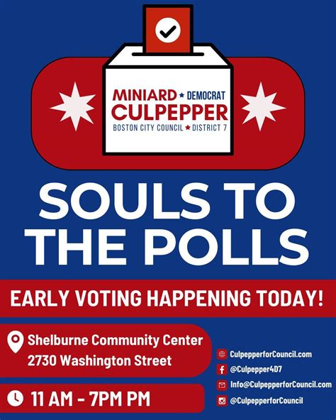 Miniard - After church, let’s make our voices heard! Early voting is ...