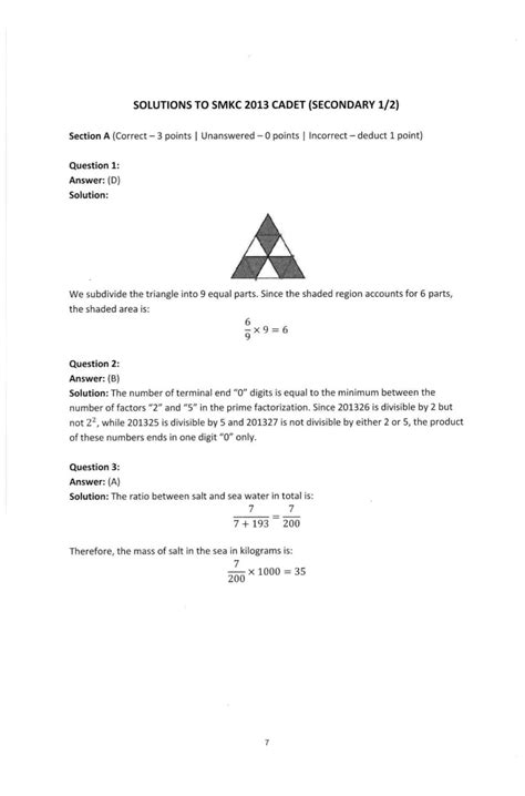 Singapore Math Kangaroo Contest Papers – Education Support Ebook