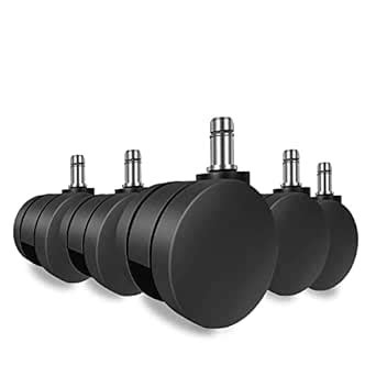 IYB-Twin Caster 60mm Wheel for Chair and Revolving Chairs, Adjustable ...