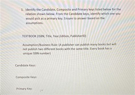 Image result for Candidate Key Primary Key Composite Key