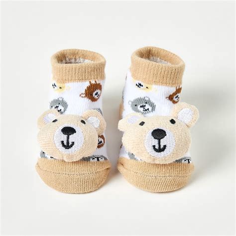 Buy Juniors Bear Applique Bib and Booties Set from Juniors at just INR ...