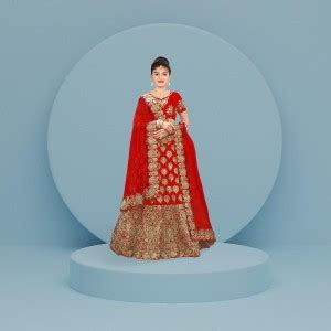 shivpre Girls Lehenga Choli Ethnic Wear Embroidered Lehenga, Choli and ...