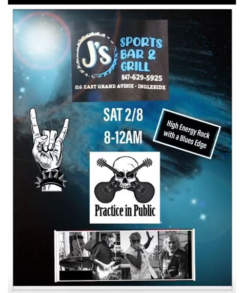 Practice in Public!! Js Sports Bar , 816 East Grand Ave Ingleside ...
