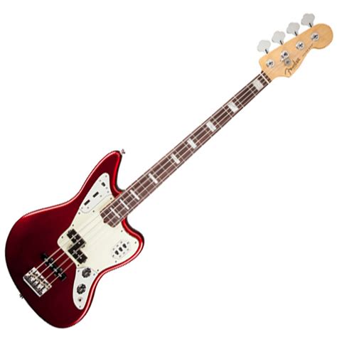 Fender American Standard Jaguar Bass, RW, Mystic Red | Gear4music