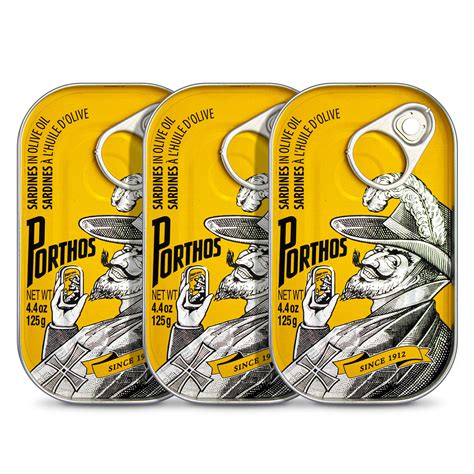 Buy Sardines in Olive Oil | Vintage Line | 3 x 125 g | Porthos ...