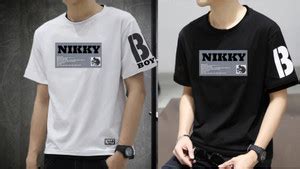 NB NICKY BOY Printed Men Round Neck White T-Shirt - Buy NB NICKY BOY ...