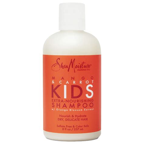 Sheamoistureextra Nourishing Shampoo Hair Care For Kids Mango Carrot ...