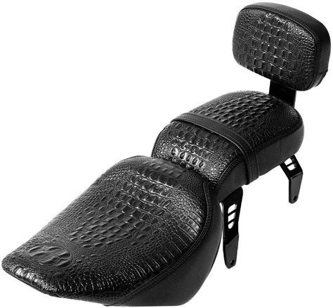 Buy Touring Solo Motorcycle Seat Rider Passenger Seat With Backrest Fit ...