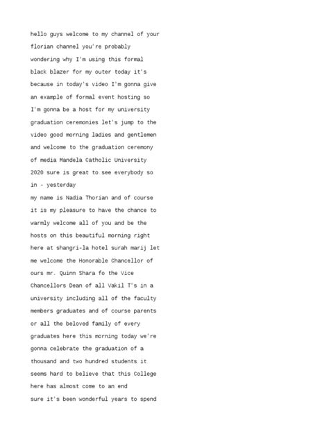 Image result for MC Graduation Ceremony Script