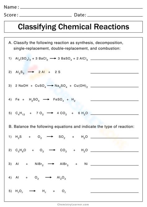 Image result for Reactions Practice Problems