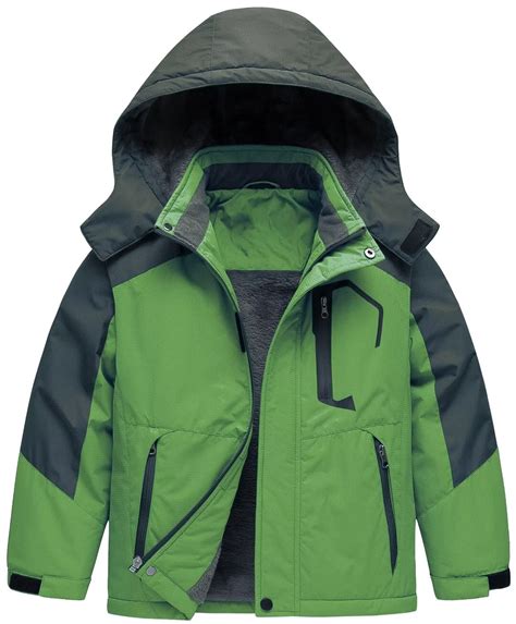 Chrisuno Winter Jackets for Boys Snowboarding Jacket Kids Insulated ...