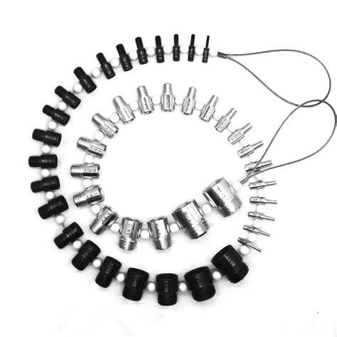 44pcs thread checker nut & bolt swtc-44 bundle 23 inch & 21 metric ...