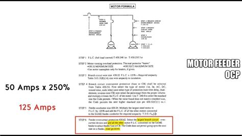 Image result for Sizing Overcurrent Protection for Motors CEC
