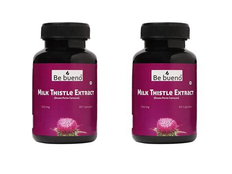 Be Bueno Milk Thistle Extract, Liver Detox Supplement For Men And Women ...