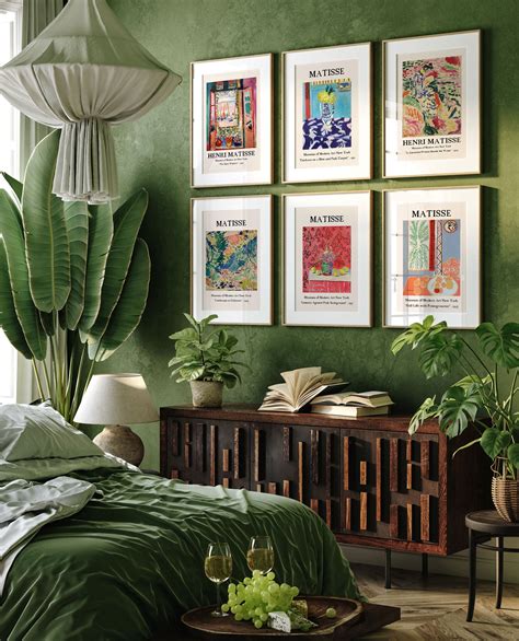 Henri Matisse Art Set of 6, Matisse Exhibition Poster, Matisse Poster ...