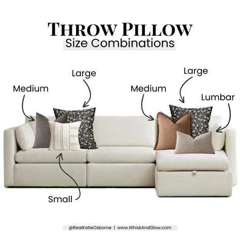 Throw Pillow Sizes For Your Couch
