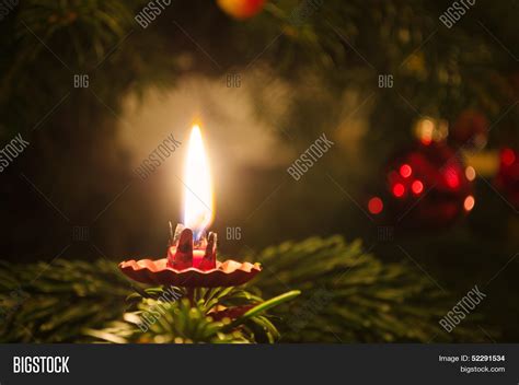 Candle On Christmas Image & Photo (Free Trial) | Bigstock