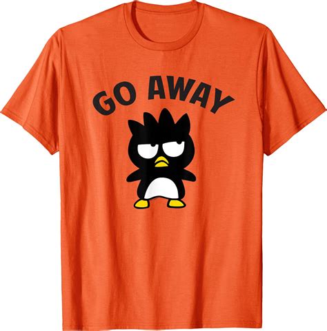 Badtz Maru Go Away DTG Print Unisex T-Shirt,Orange Color,Size 5-6T ...