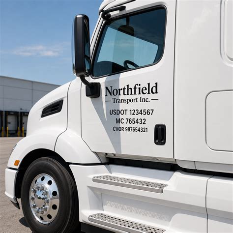 USDOT Number Decals for Canadian Carriers