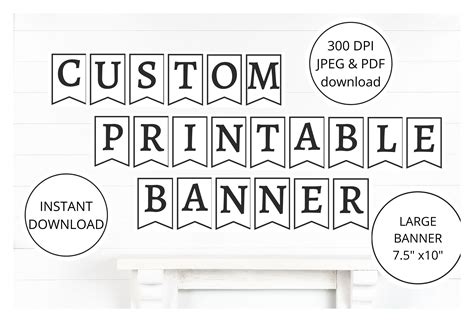 Free Printable Banner Templates - Great Research