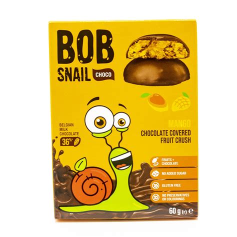 BOB SNAIL 2.1 OZ MANGO CHOCOLATE COVERED FRUIT CRUSH - European Food ...