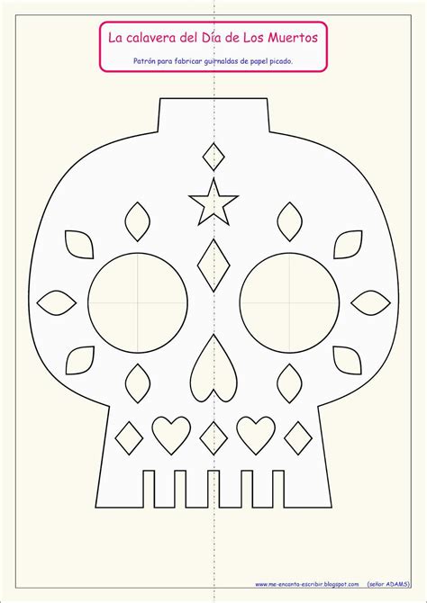 Printable Papel Picado Dia De Los Muertos - Printable Templates