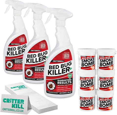 CritterKill Bed Bug Killer Kit - For Medium Level Home Infestation ...