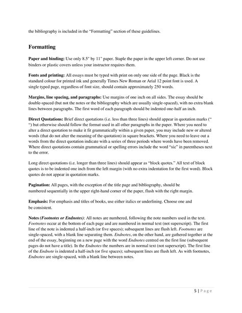 Example of Essay Format 的图像结果