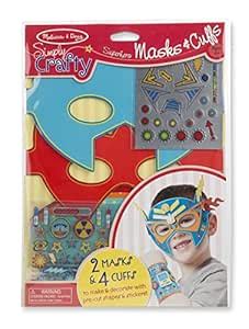 Buy Melissa & Doug Simply Crafty Superhero Masks and Cuffs Kit Online ...